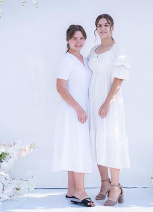 Белое платье