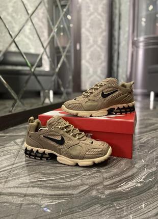 Nike stussy brown, кросівки жіночі найк