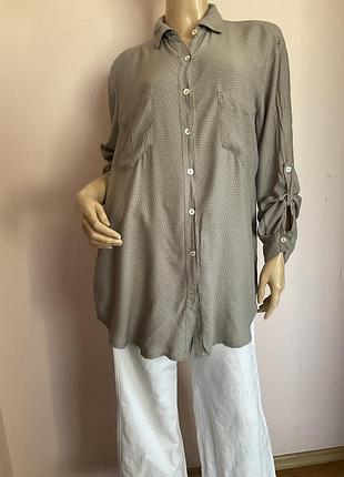 Італійська подовжена рубашка/44/brend nina kendosa