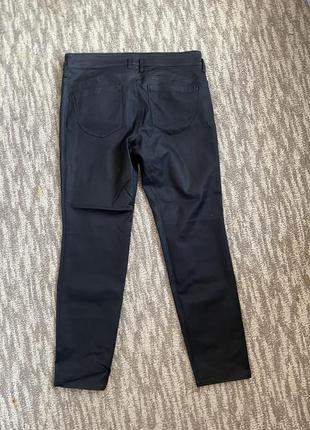 Стрейчевые брюки с имитацией кожи 54-56 размер4 фото