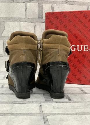 Женские ботинки guess оригинал 37 размер с натурального замша4 фото