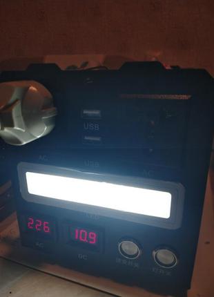 Портативна зарядна станція 500w корпус без батареї  18650  21700  32700  26650   12v  павербанк3 фото