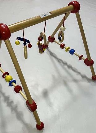 Дитячий розвивальний ігровий тренажерний зал-арка, bieco, germany, дерево