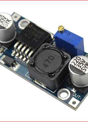 Регульований стабілізатор напруги на lm2596 понижуючий модуль 3a