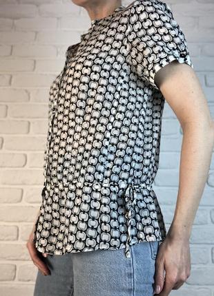 Тоненькая блуза с натуральным шелком. шелковая блуза zara. батистовая блуза2 фото