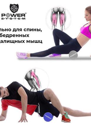 Массажный ролик для фитнеса и аэробики power system fitness rolle4 фото