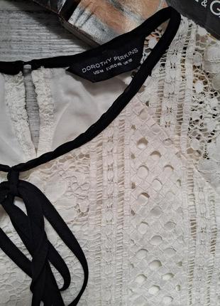 Елегантна блуза мереживо топ гіпюр в діловому стилі2 фото