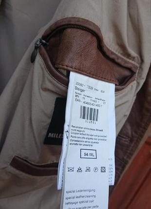 Фірмова шкіряна куртка milestone,оригінал, розмір 54(xl).5 фото