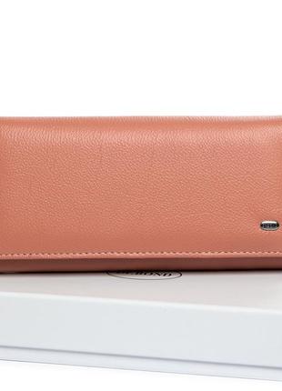 Гаманець шкіряний жіночий classic dr. bond w502-2 pink