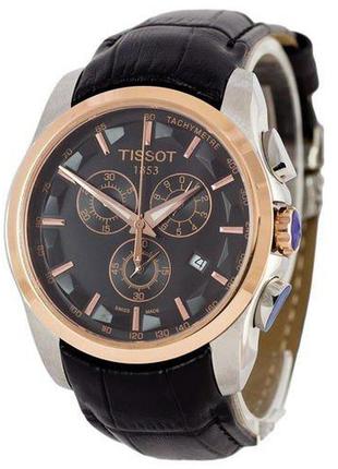 Наручний годинник tissot t-classic couturier chronograph black-go