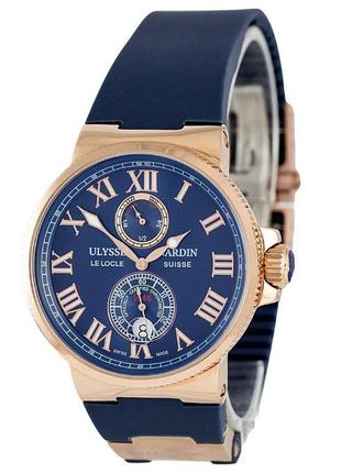 Наручний годинник (у стилі) ulysse nardin maxi marine aaa gold-bl1 фото