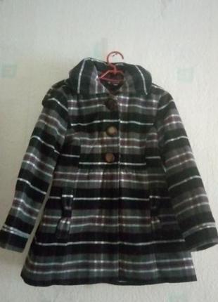 Демисезонное пальто с капюшоном palomino c&a2 фото