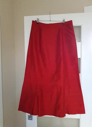 Шелковая длинная юбка kirsten krog2 фото