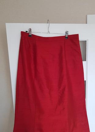 Шелковая длинная юбка kirsten krog3 фото