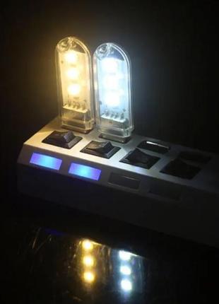 Світлодіодний міні ліхтарик, usb - лампа, брелок, led світильник,2 фото