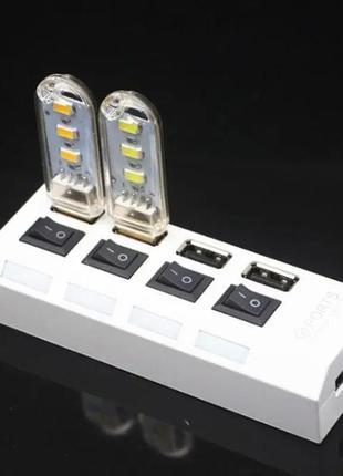 Світлодіодний міні ліхтарик, usb - лампа, брелок, led світильник,6 фото