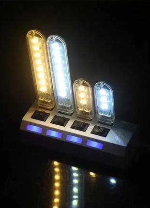 Світлодіодний міні ліхтарик, usb - лампа, брелок, led світильник,9 фото