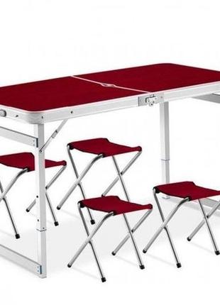 Столик раскладной для пикника  folding table алюминиевый усиленный5 фото