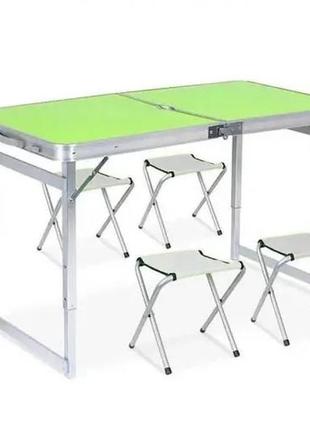 Столик раскладной для пикника  folding table алюминиевый усиленный6 фото