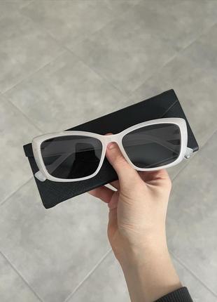 Узкие лисички солнцезащитные солнечные темные очки от солнца, полароид поляризация поляризованные очки с поляризацией cat eye