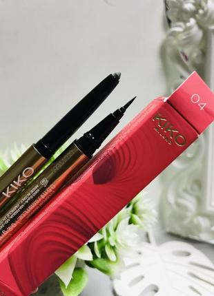 Карандаш для бровей и глаз 04 черный kiko milano