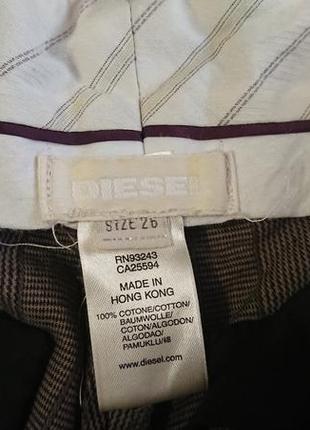 Брендові фірмові котонові штани diesel,оригінал.9 фото