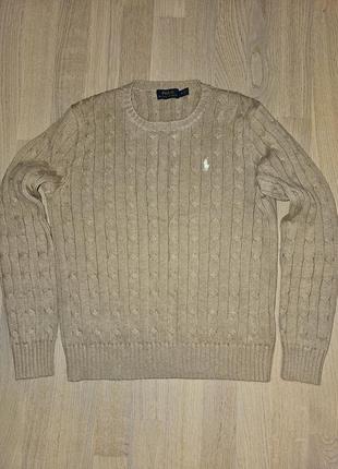 Хлопковый свитер polo ralf lauren