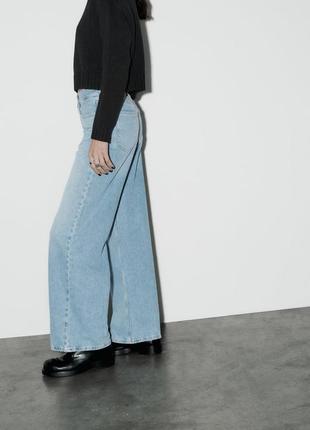 Джинси wide leg zara9 фото