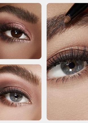 Карандаш для бровей и глаз 04 черный kiko milano