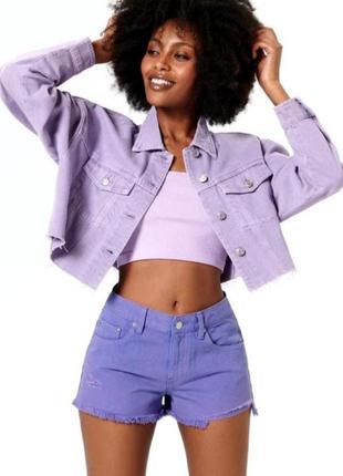 Классные шорты лимонного цвета и коттон пурпурные4 фото