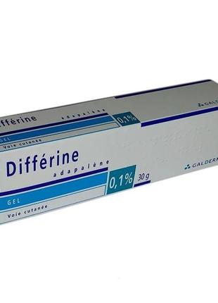 Діфферин гель 0,1% (адапален) differine gel galderma для проблемної шкіри 30 гр.