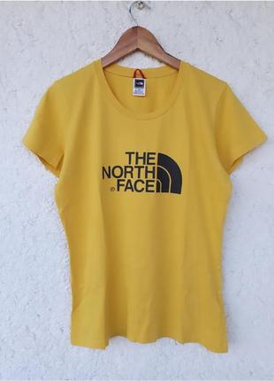 Футболка the north face l size желтая тн tnf