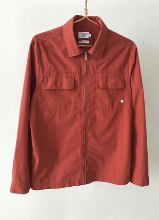 Шикарная рубашка/куртка farah кораллового цвета, размер m