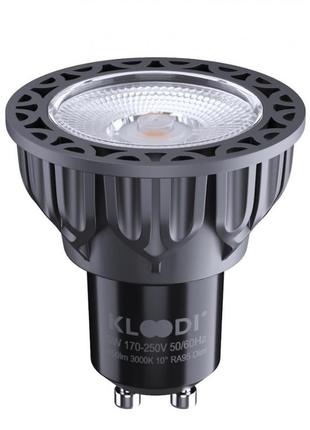 Светодиодная лампа gu10 5w cob 3000к 450lm dim kloodi 10d