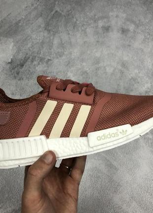 Распродажа! кроссовки adidas в коралловом цвете (40-25 см)5 фото