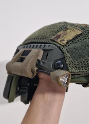 В наявності тактичний ліхтар з кріпленням на шолом mich або fast✅9 фото
