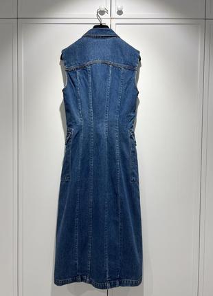 Acne studios оригинал италия джинсовое платье миди6 фото