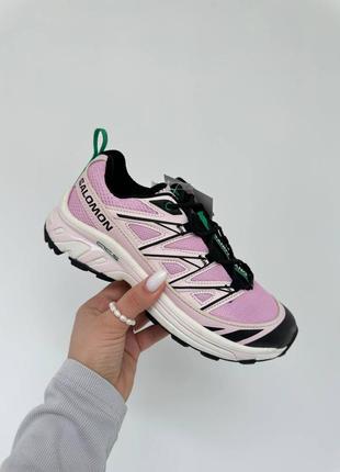 Жіночі кросівки рожеві salomon xt-6 cradle pink
