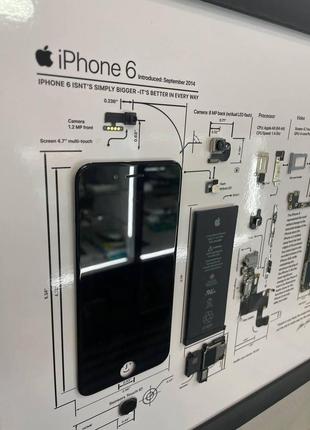 Оригінальний подарунок картина айфон 6 у рамці,картина з розбірним телефоном iphone 63 фото