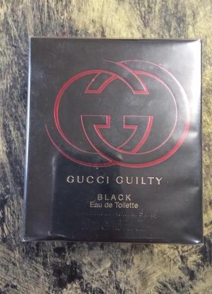 Gucci guilty black туалетная вода 50мл1 фото