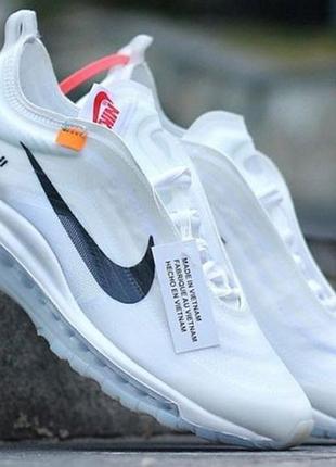 Кросівки чоловічі off-white x nike air max 97. найк аїр офф вайт