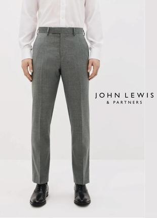 John lewis мужские зауженные классические брюки размер 30 s костюмные базовые слаксы штаны slim fit1 фото