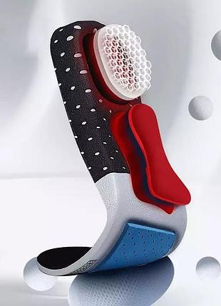 Устілки ортопедичні універсальні  5мм товщиною 40-46 із силіконовою п'ятою