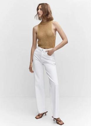 Прямі джинси wide leg джинси zara