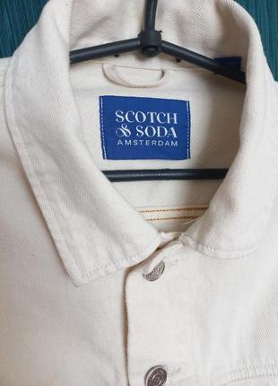 Джинсовая куртка scotch&amp;soda оверсайз2 фото