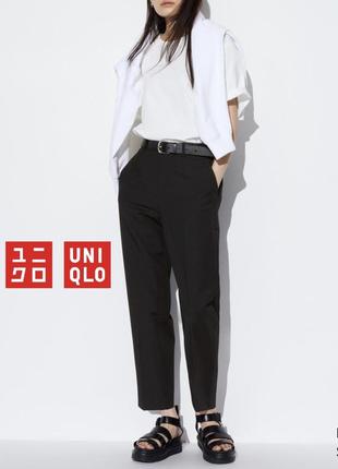 Базовые женские брюки uniqlo ankle pants высокая посадка размер м классические штаны