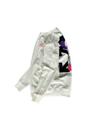 Мужской свитшот off white c/o virgil abloh white.