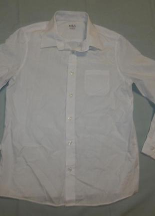 Рубашка новая белая на 12-13 лет 158см1 фото