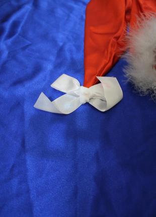 Еротичний комплект костюм passion новорічний корсет пеньюар з гартами ковпак шапка пухом відкриті гр5 фото