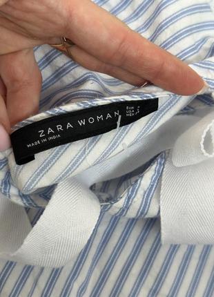 Блуза воланы от бренда zara6 фото